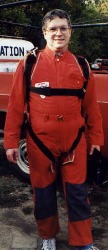 Gary in his jumpsuit